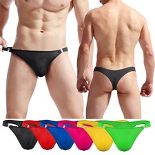 Mens Sexy Sheer Buckle Fasten