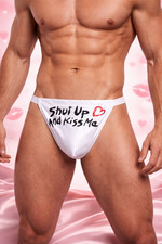 Men’s Novelty Kiss Me Posing