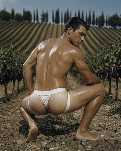 Gay interest white male posing - interest,