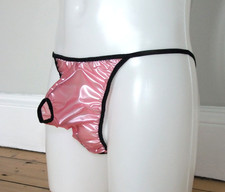 Open Crotch PVC Briefs Plastic